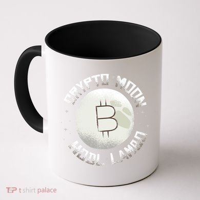Bitcoin to the Moon Hodl Lambo Crypto Currency Coffee Mug