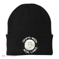 Bitcoin to the Moon Hodl Lambo Crypto Currency Beanie thumb 0
