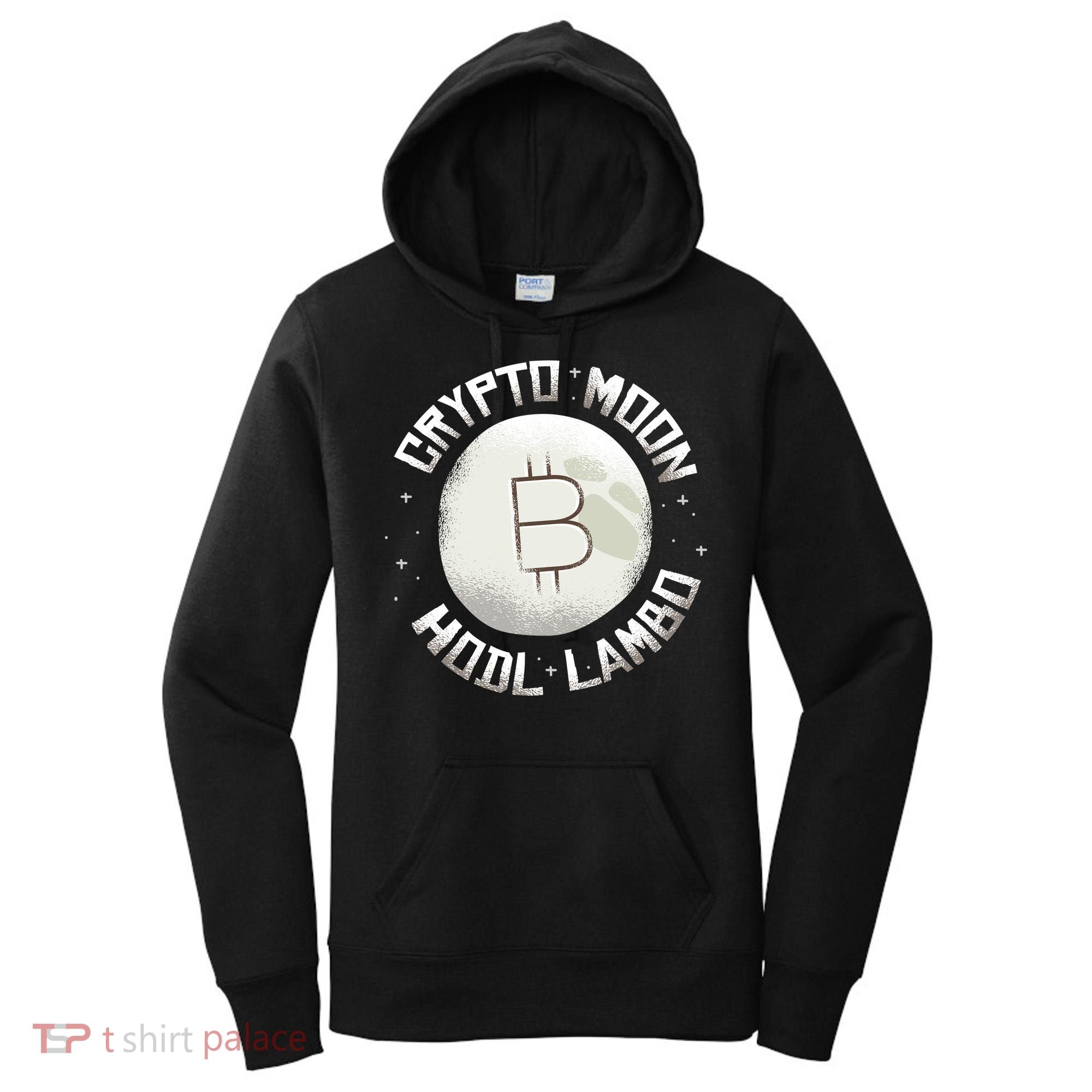 Bitcoin to the Moon Hodl Lambo Crypto Currency Women's Hoodie