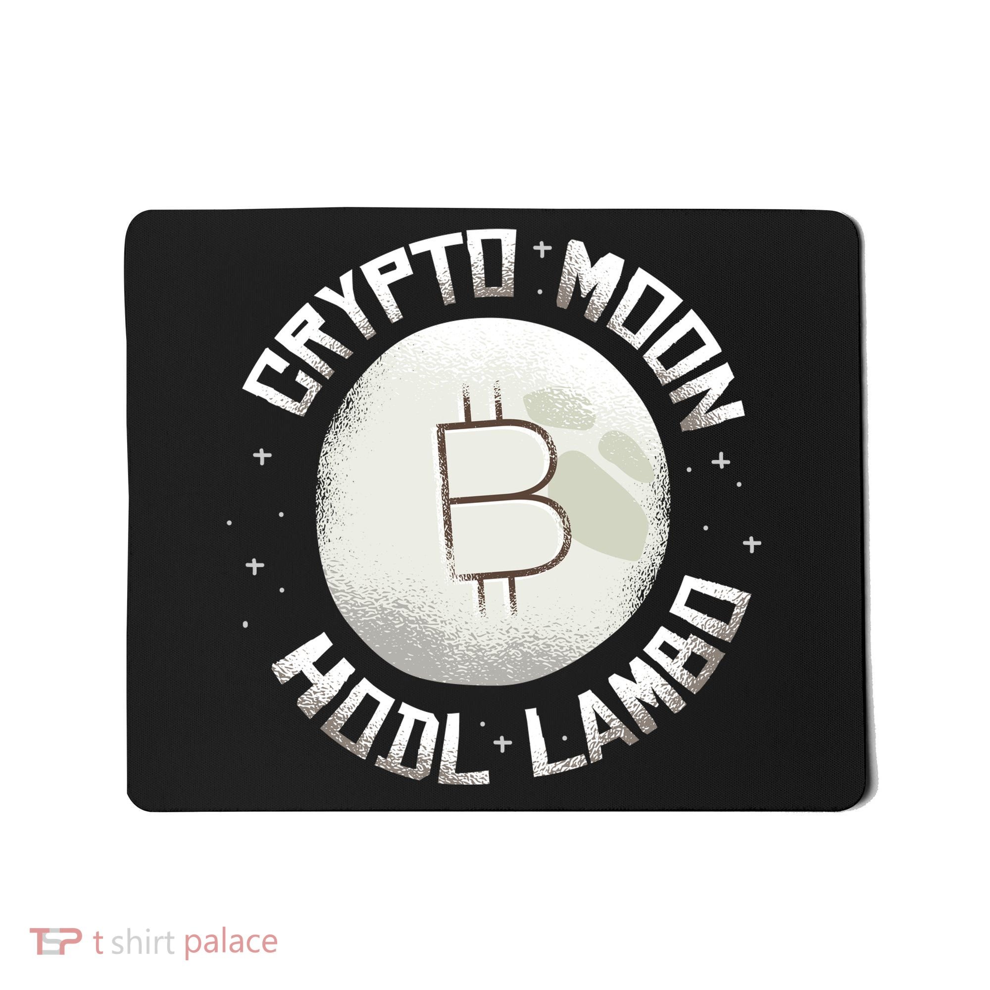 Bitcoin to the Moon Hodl Lambo Crypto Currency Mousepad
