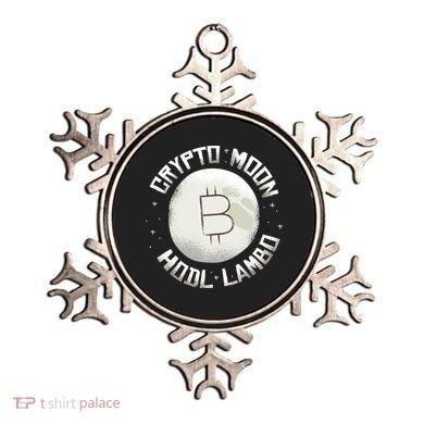 Bitcoin to the Moon Hodl Lambo Crypto Currency Ornament