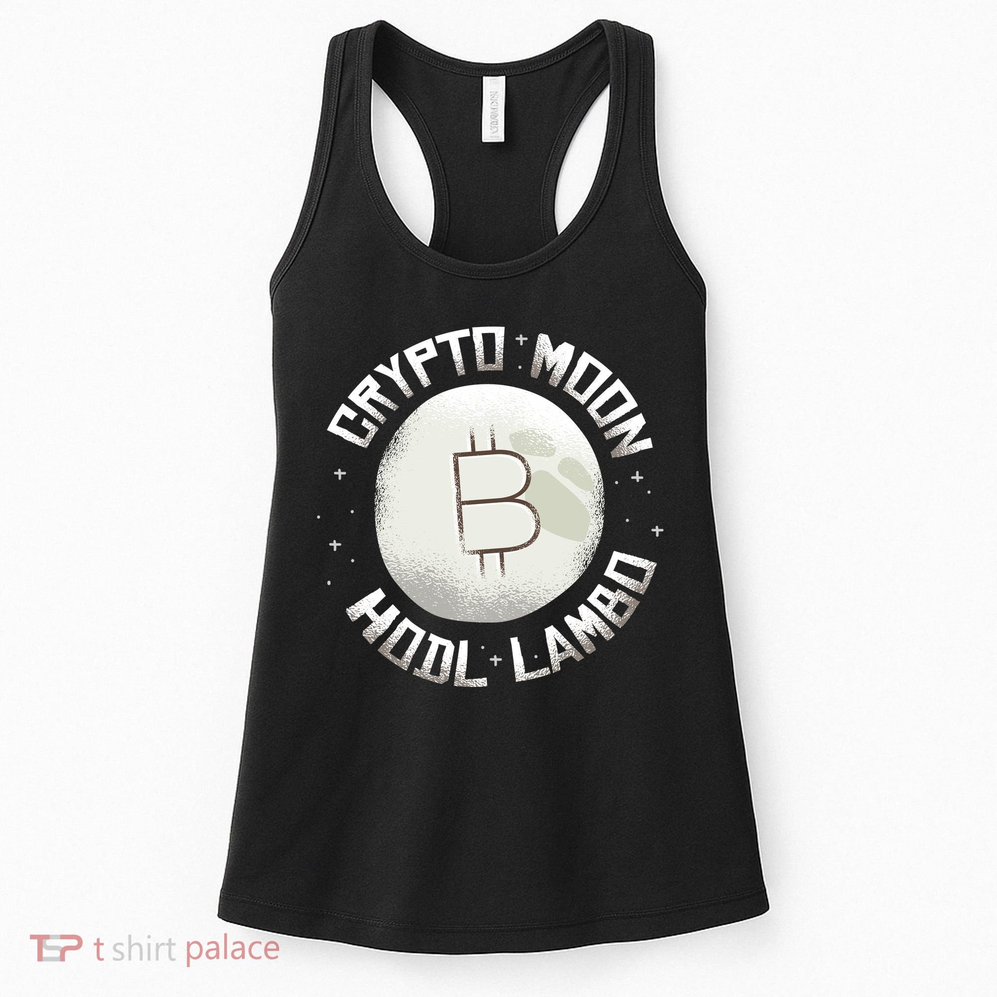 Bitcoin to the Moon Hodl Lambo Crypto Currency Women's Tank Top