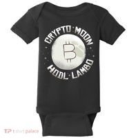 Bitcoin to the Moon Hodl Lambo Crypto Currency Baby Bodysuit thumb 0