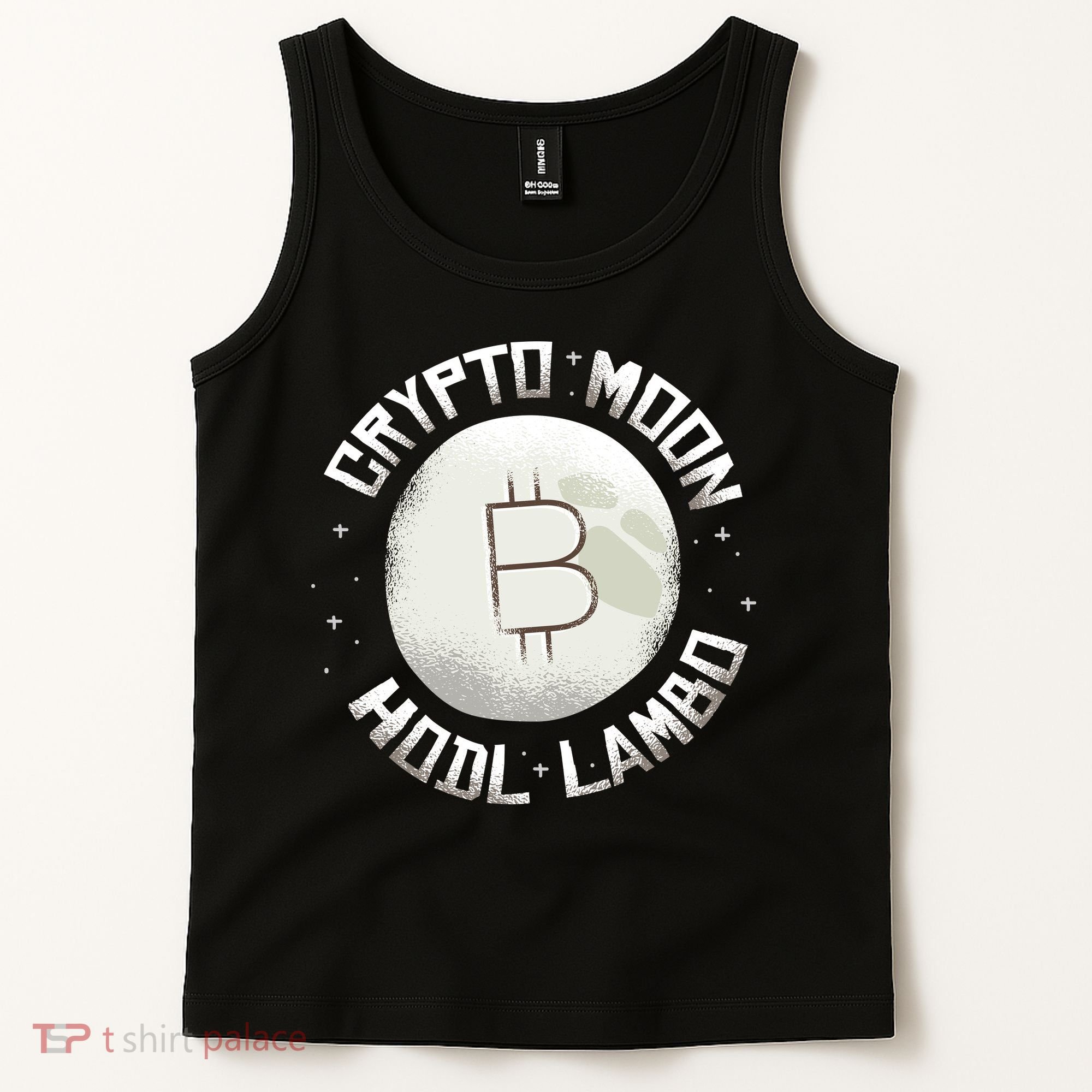 Bitcoin to the Moon Hodl Lambo Crypto Currency Tank Top