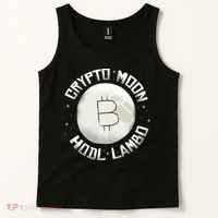 Bitcoin to the Moon Hodl Lambo Crypto Currency Tank Top thumb 2