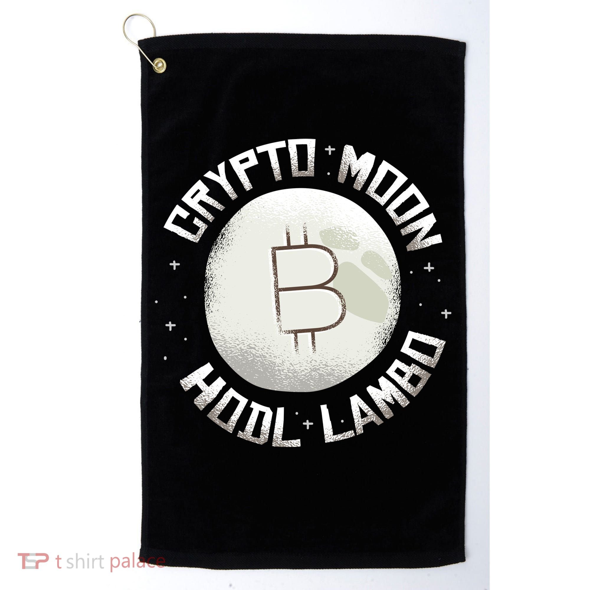 Bitcoin to the Moon Hodl Lambo Crypto Currency Golf Towel