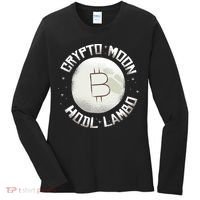 Bitcoin to the Moon Hodl Lambo Crypto Currency Women's Long Sleeve Shirt thumb 0