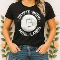 Bitcoin to the Moon Hodl Lambo Crypto Currency Women's T-Shirt thumb 2