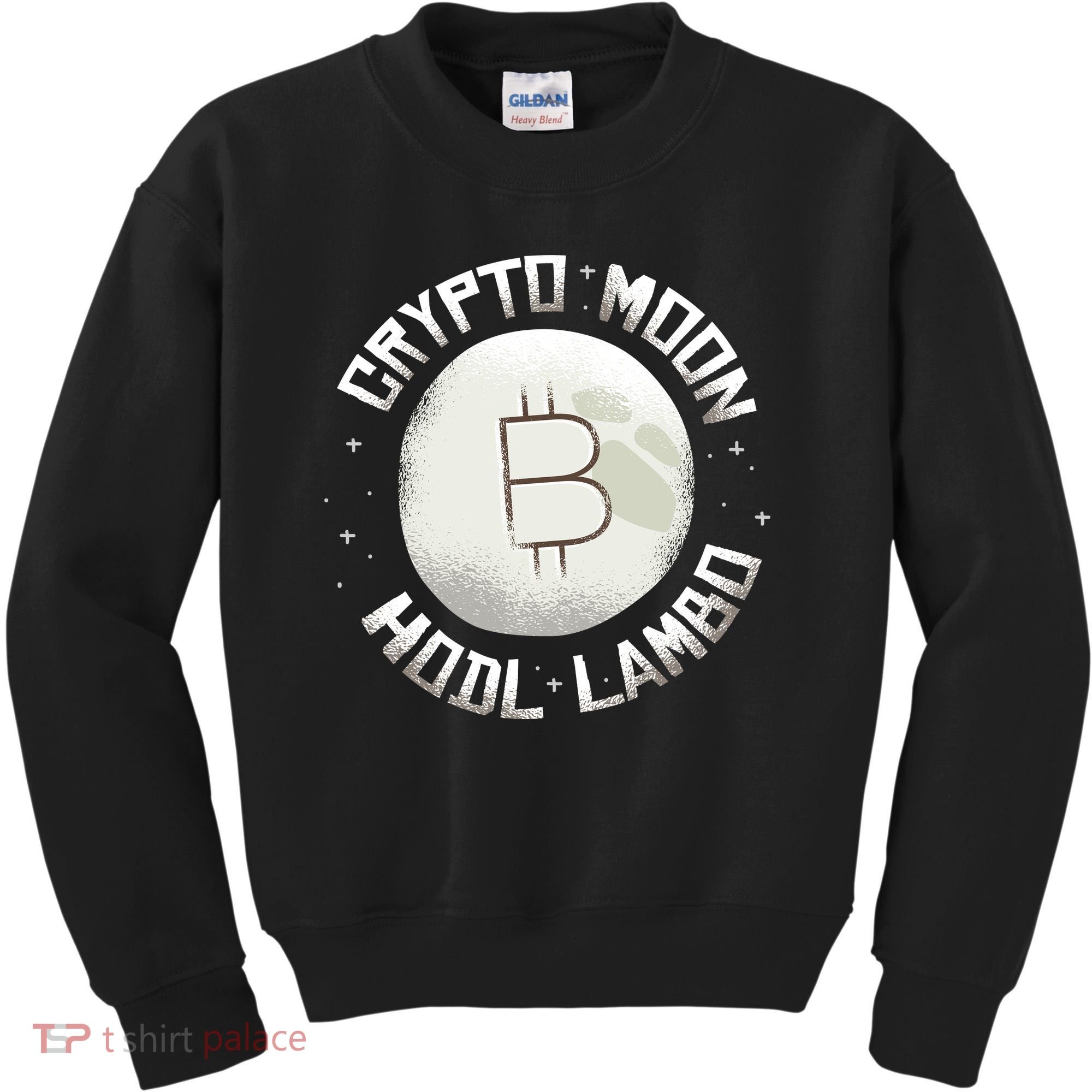 Bitcoin to the Moon Hodl Lambo Crypto Currency Kids Sweatshirt