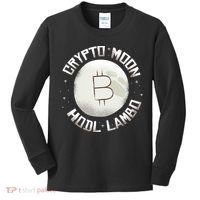 Bitcoin to the Moon Hodl Lambo Crypto Currency Kids Long Sleeve Shirt thumb 0