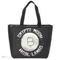 Bitcoin to the Moon Hodl Lambo Crypto Currency Tote Bag thumb 0