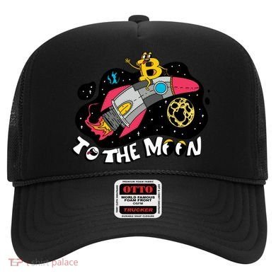 Bitcoin To The Moon Rocket Hat