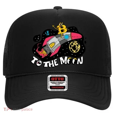 Bitcoin To The Moon Rocket Hat