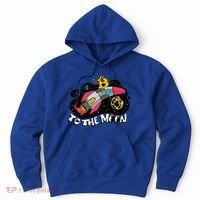 Bitcoin To The Moon Rocket Hoodie thumb 0