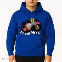 Bitcoin To The Moon Rocket Hoodie thumb 2
