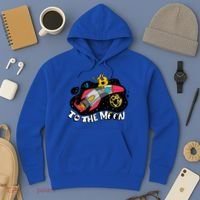 Bitcoin To The Moon Rocket Hoodie thumb 3
