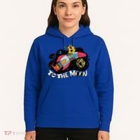 Bitcoin To The Moon Rocket Hoodie thumb 5