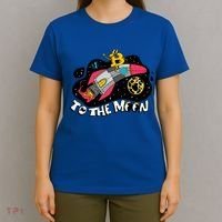 Bitcoin To The Moon Rocket T-Shirt thumb 4