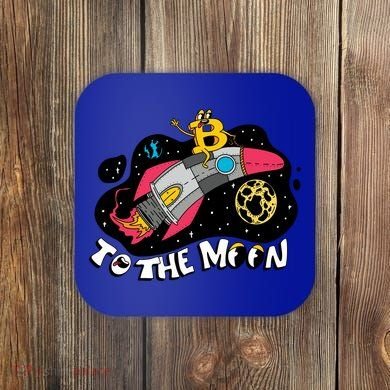 Bitcoin To The Moon Rocket Coaster