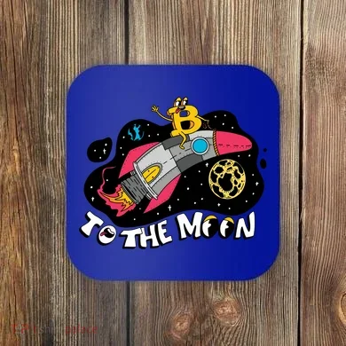 Bitcoin To The Moon Rocket Coaster
