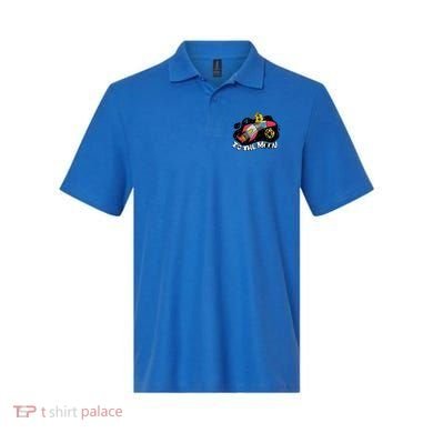 Bitcoin To The Moon Rocket Polo