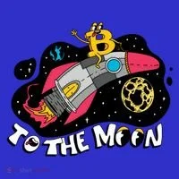 Bitcoin To The Moon Rocket Women's Tank Top thumb 5