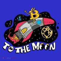 Bitcoin To The Moon Rocket Toddler Hoodie thumb 2