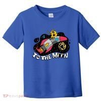 Bitcoin To The Moon Rocket Toddler T-Shirt thumb 0