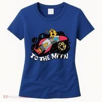 Bitcoin To The Moon Rocket Women's T-Shirt thumb 0