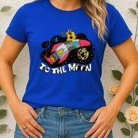 Bitcoin To The Moon Rocket Women's T-Shirt thumb 2