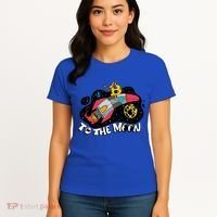 Bitcoin To The Moon Rocket Women's T-Shirt thumb 4