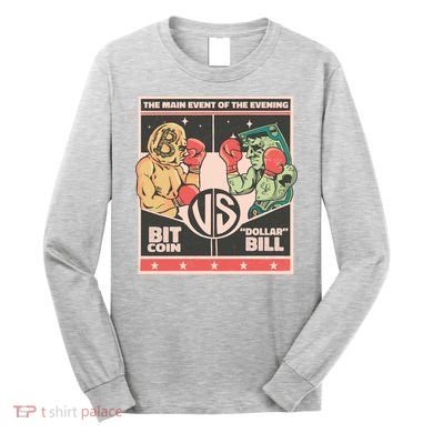 Bitcoin Vs Dollar Long Sleeve Shirt