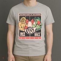 Bitcoin Vs Dollar T-Shirt thumb 3