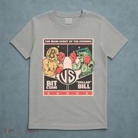 Bitcoin Vs Dollar T-Shirt thumb 5