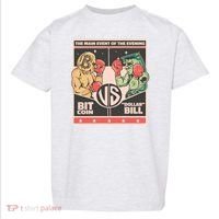 Bitcoin Vs Dollar Toddler T-Shirt thumb 0