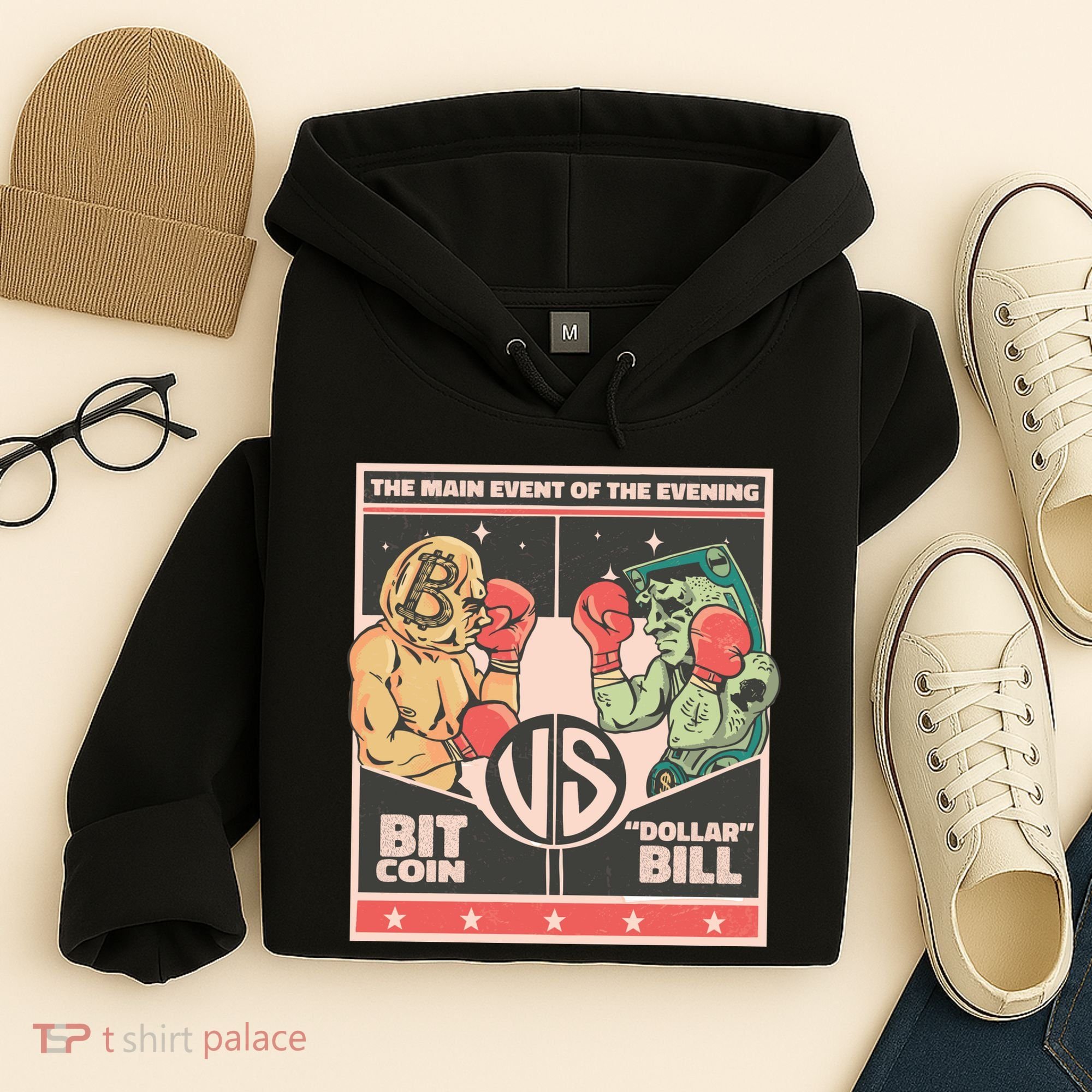 Bitcoin Vs Dollar Hoodie