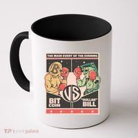 Bitcoin Vs Dollar Coffee Mug thumb 0