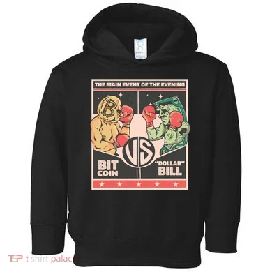 Bitcoin Vs Dollar Toddler Hoodie