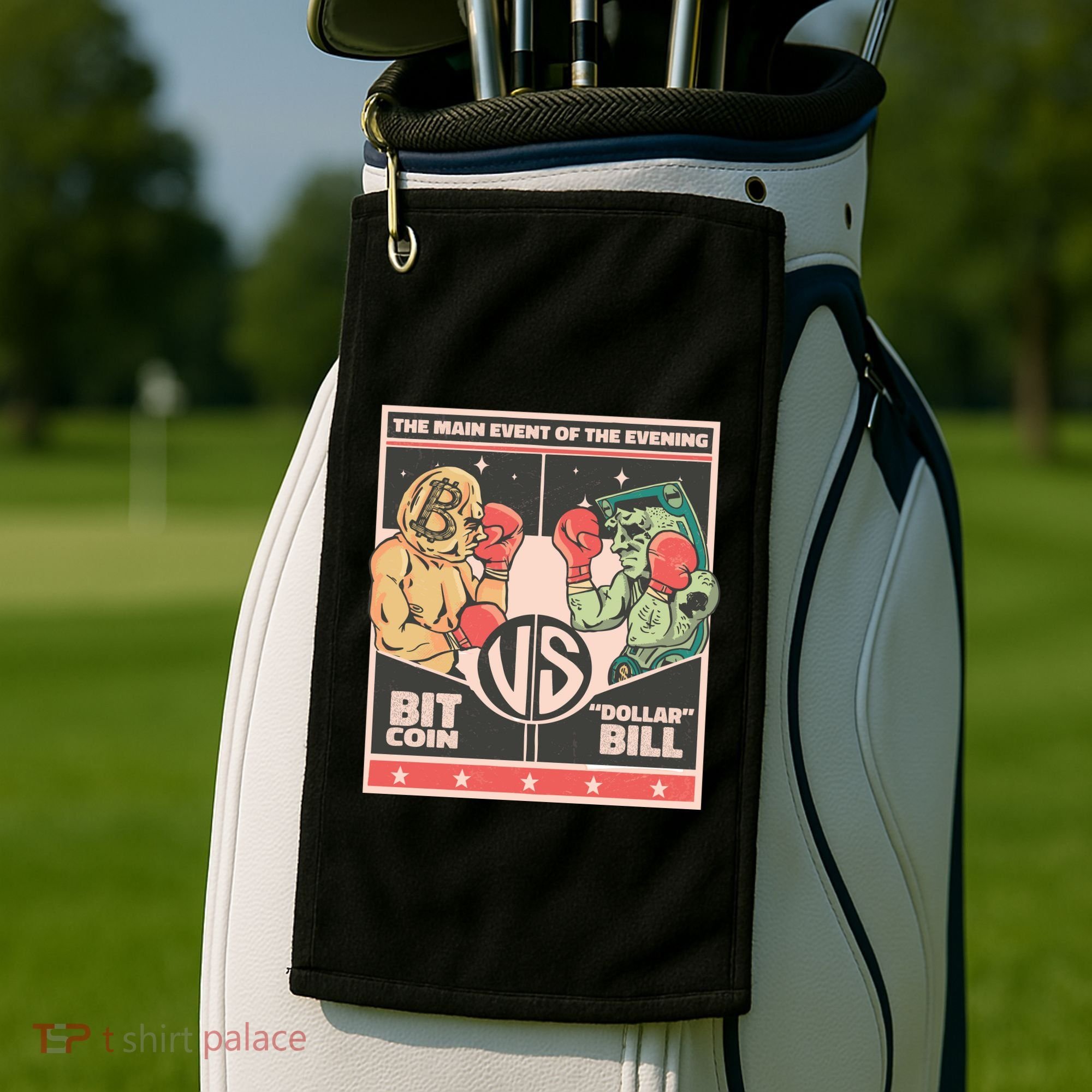 Bitcoin Vs Dollar Golf Towel