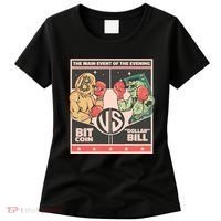 Bitcoin Vs Dollar Women's T-Shirt thumb 0