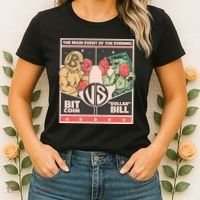 Bitcoin Vs Dollar Women's T-Shirt thumb 2