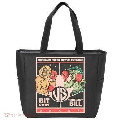 Bitcoin Vs Dollar Tote Bag
