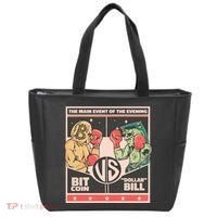 Bitcoin Vs Dollar Tote Bag thumb 0