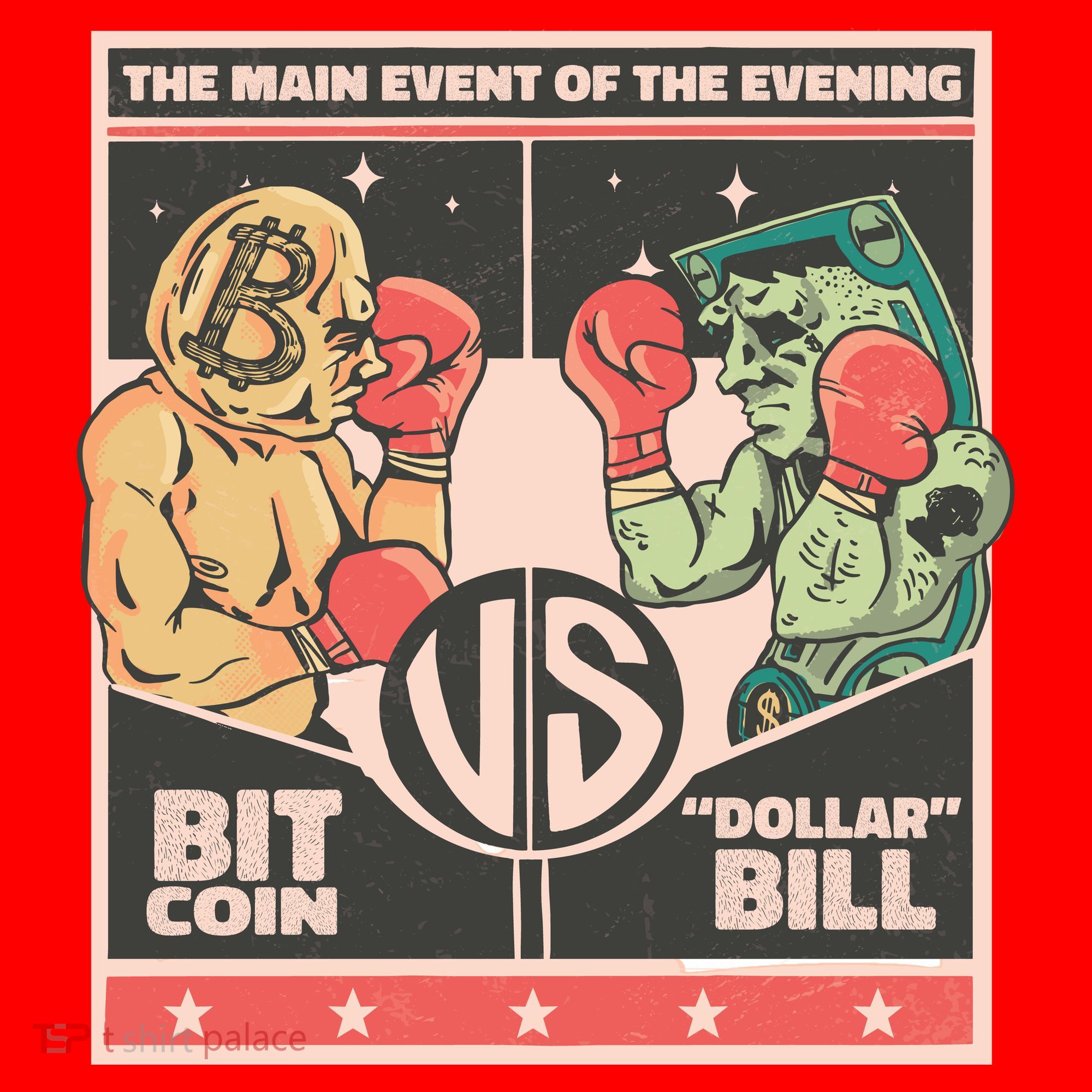 Bitcoin Vs Dollar Santa Hat
