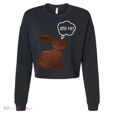 Bite Me! Cropped Pullover Crew