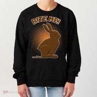 Bite Me! Chocolate Easter Bunny Women's Sweatshirt thumb 0