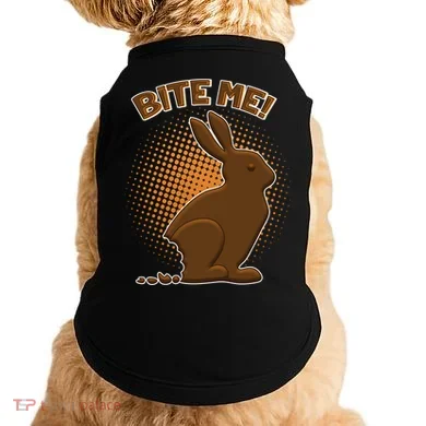 Bite Me! Chocolate Easter Bunny Doggie Tank