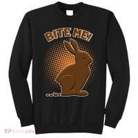 Bite Me! Chocolate Easter Bunny Sweatshirt thumb 0