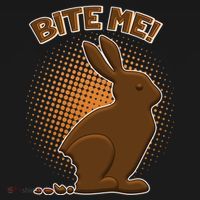 Bite Me! Chocolate Easter Bunny Sweatshirt thumb 3