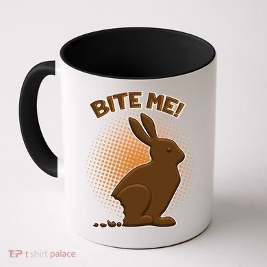 Bite Me! Chocolate Easter Bunny Coffee Mug